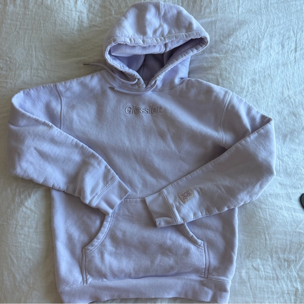 Glossier Soft Purple Hoodie
